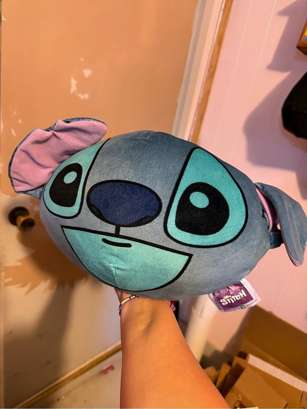 Disney Stitch Plush Stuffed Animal Blue & Pink